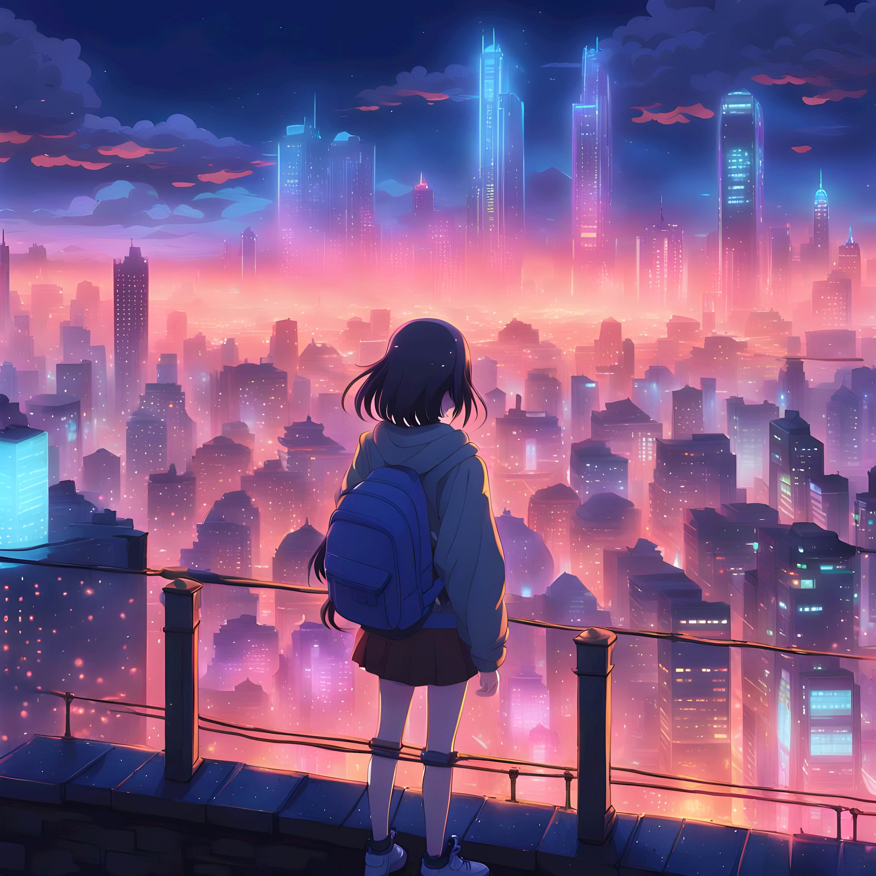 shibuya-crossing-reflections-anime-girl-lofi-kawaii-study-tunes