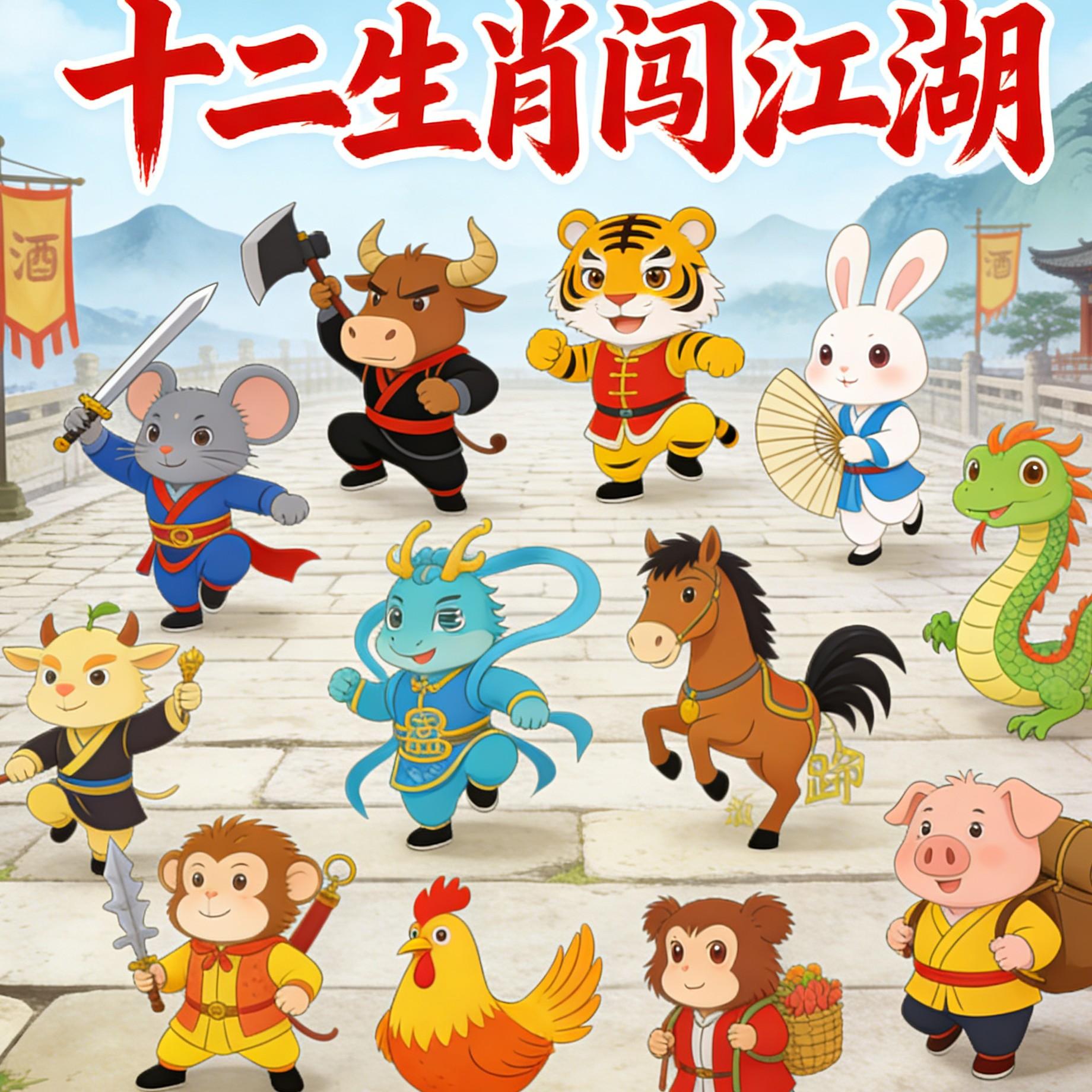 十二生肖闯江湖封面