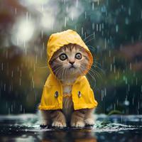 Lluvia Purrrrfecta: Vibraciones Relajantes Para Gatos