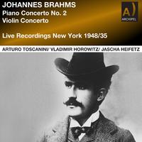 Brahms Piano Concerto No. 2 and Violin Concerto live conducted by Toscanini