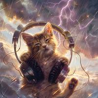 Purring Thunder: Cats Calming Harmonies