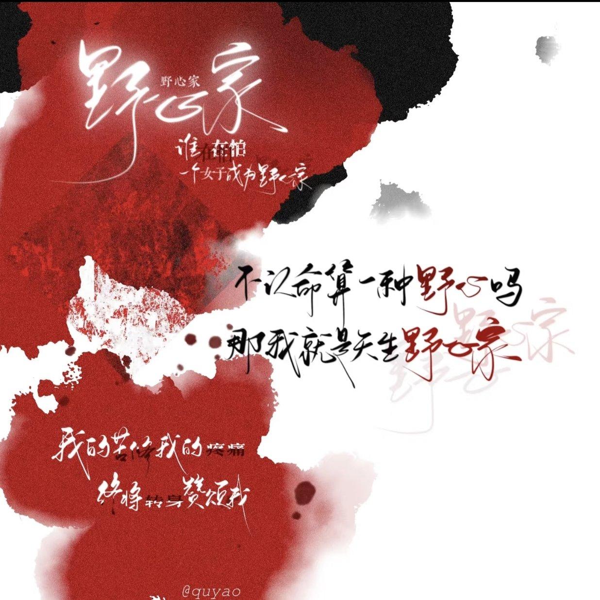 野心家（cover：张靓颖）封面