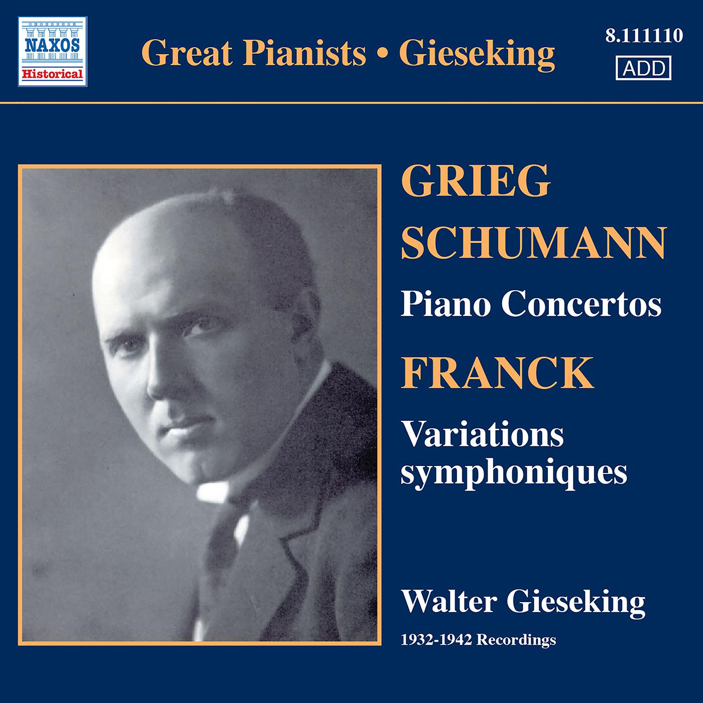 歌手:walter gieseking / berlin state opera orchestra / hans