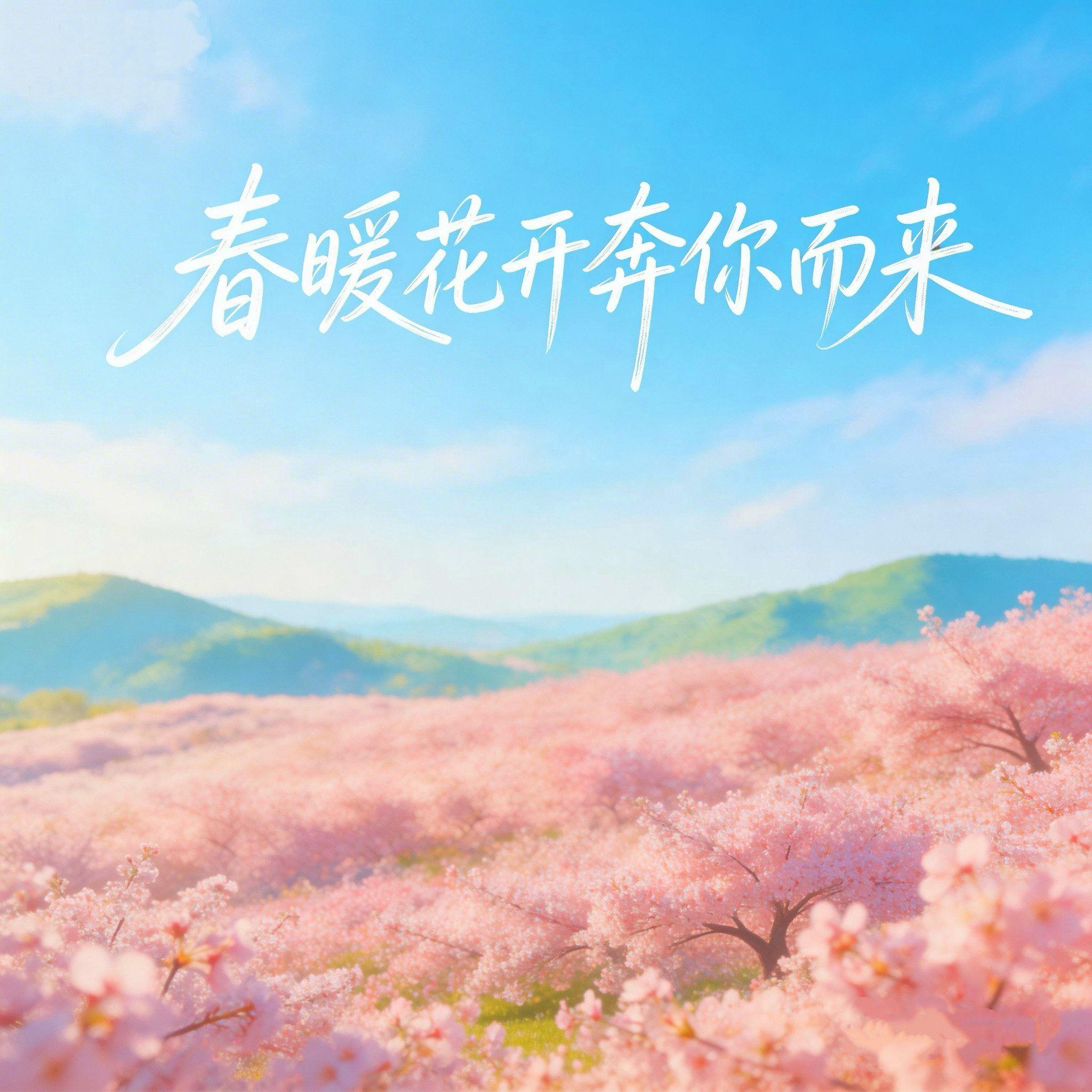 春暖花开奔你而来封面
