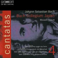 BACH, J.S.: Cantatas, Vol.  4 (Suzuki) - BWV 163, 165, 185, 199