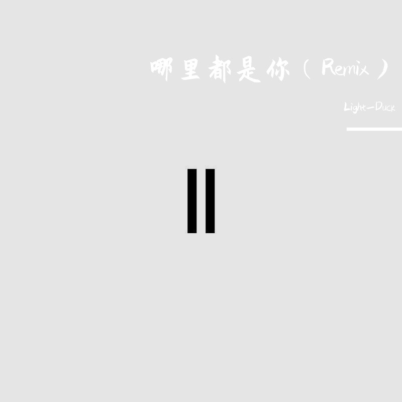 队长-哪里都是你（Light_Duck remix）