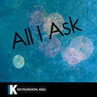 All I Ask (In the Style of Adele) [Karaoke Version] - Single