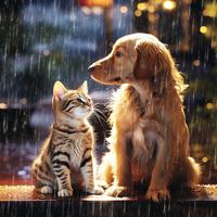 Rain Comfort: Pets Soothing Sounds