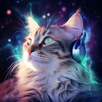 Binaural Whiskers: Relaxation Tones for Cats