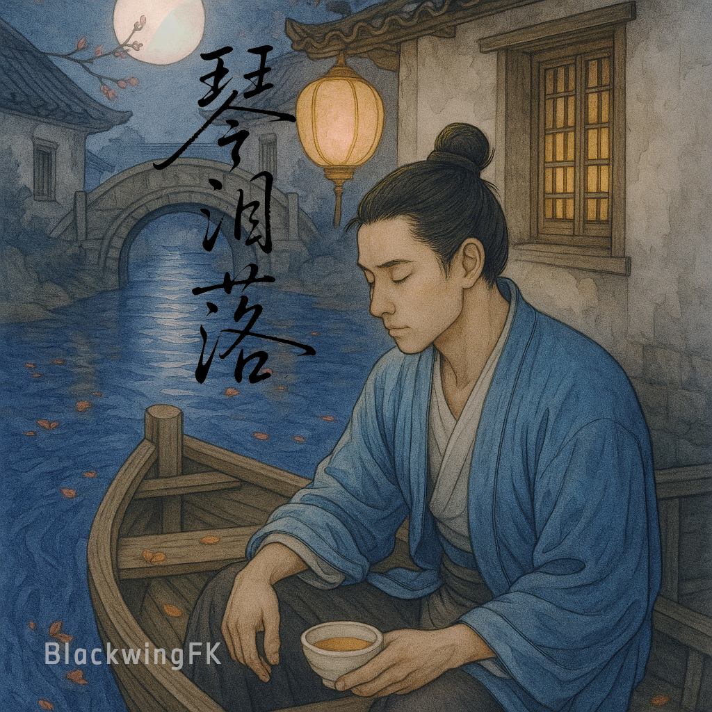 琴泪落封面