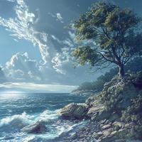 Serene Ocean Meditation: Soothing Sea Sounds for Focus