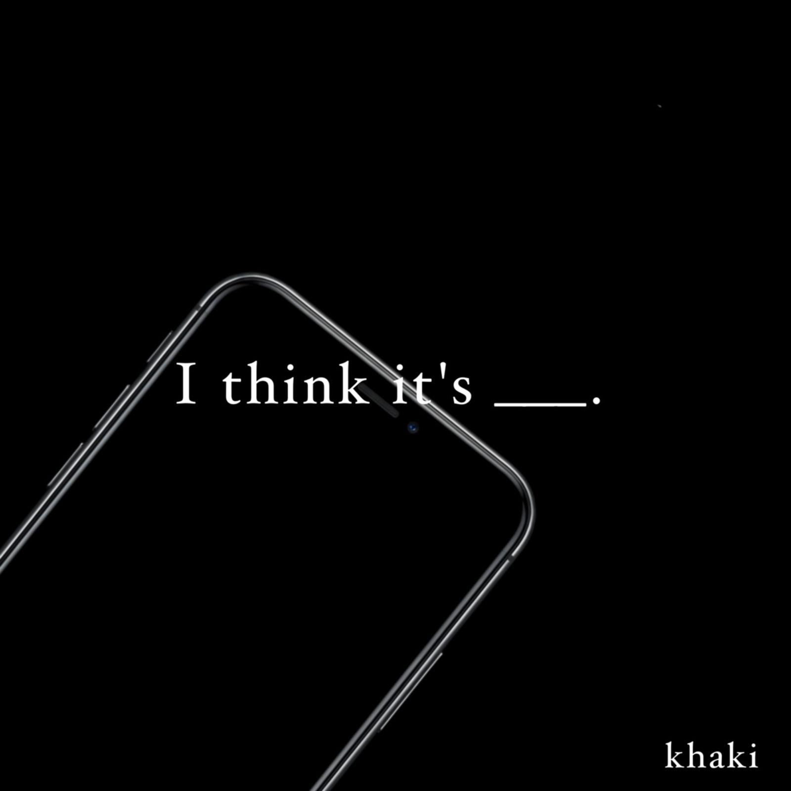 I think it's ＿＿.