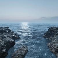 Binaural Ocean Ambience for Soothing Relaxation