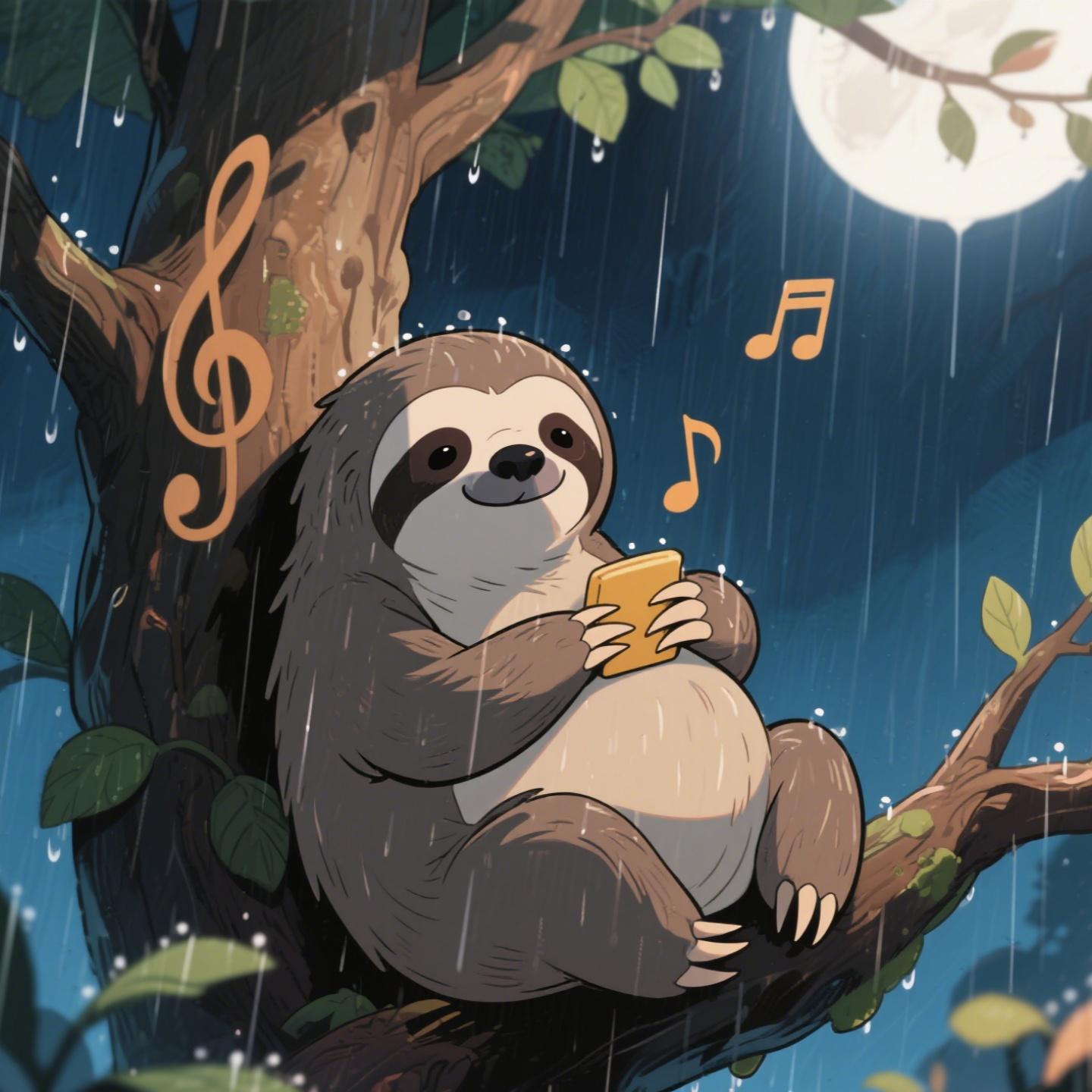 清晨唤醒的轻柔雨声