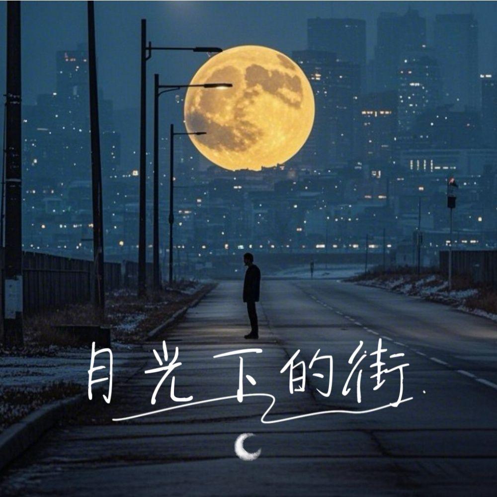 月光下的街封面