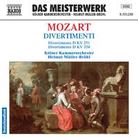 MOZART, W.A.: Divertimenti Nos. 11 and 17 (Cologne Chamber Orchestra, Muller-Bruhl)