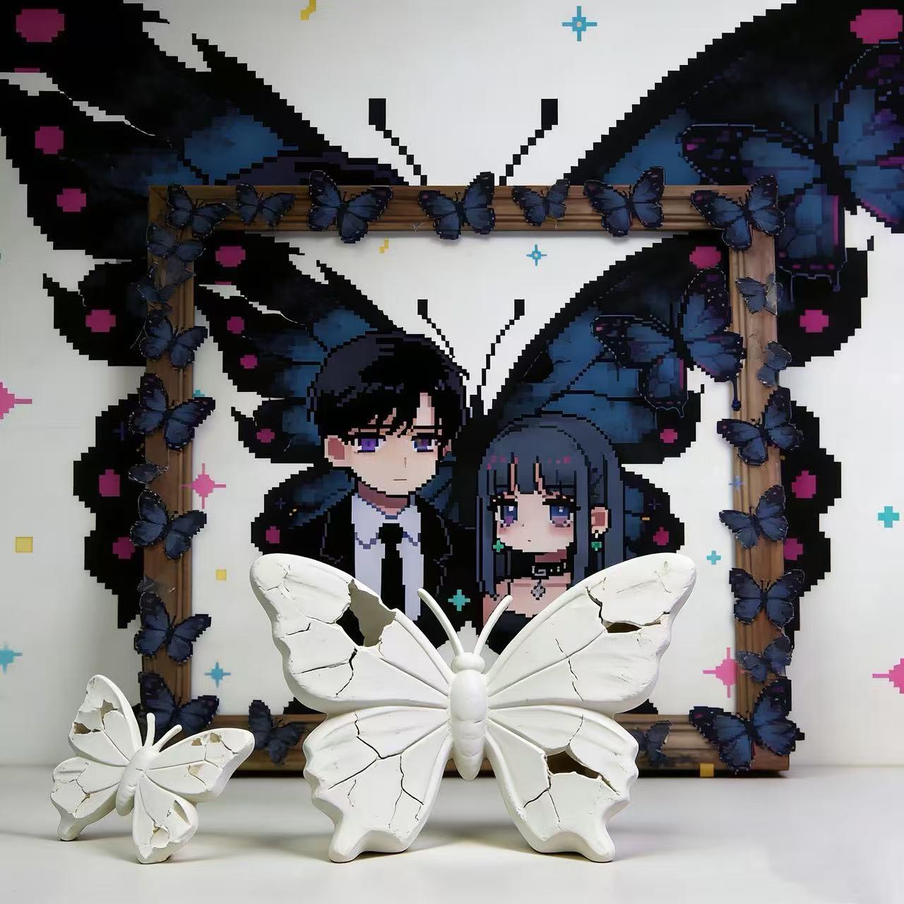 蝴蝶塑「Butterfly sculpture」