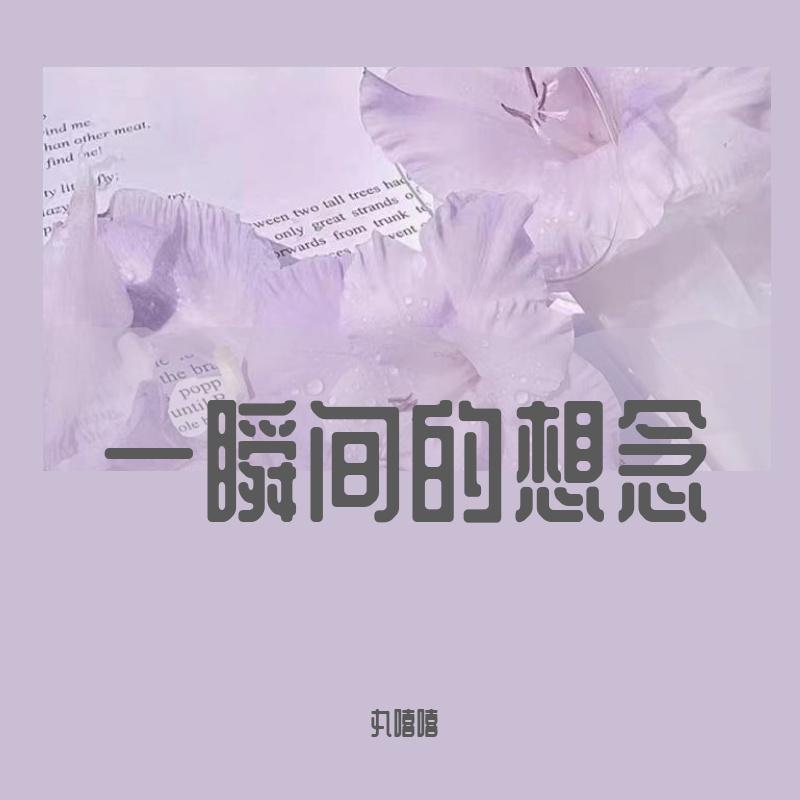 一瞬间的想念 伴奏 - 丸嘻嘻封面