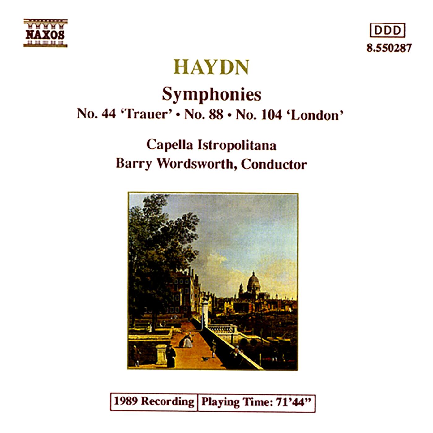 Symphony No. 88 in G Major, Hob.I:88:III. Menuetto: Allegretto