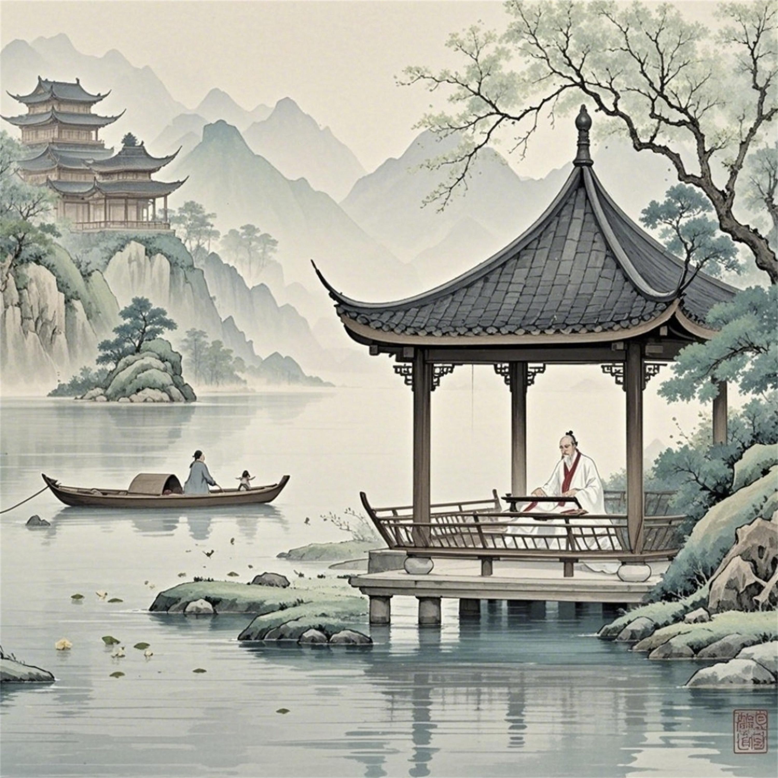 古琴禅修 空山鸟语封面