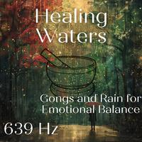 Healing Waters: 639 Hz Gongs and Rain for Emotional Balance