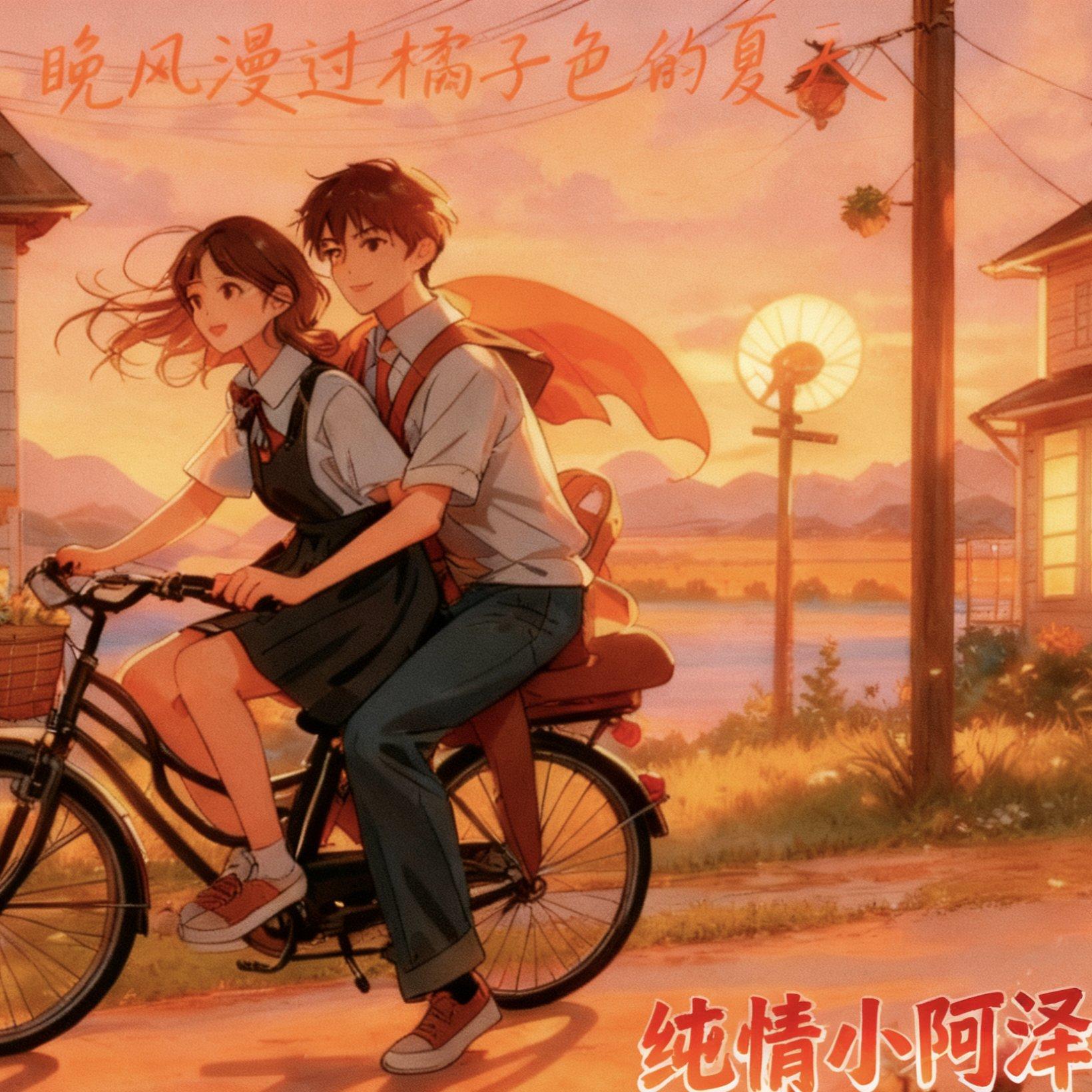 晚风漫过橘子色的夏天封面