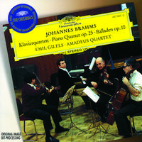 Brahms: Quartet No.1 In G Minor, Op.25; 4 Ballades, Op. 10