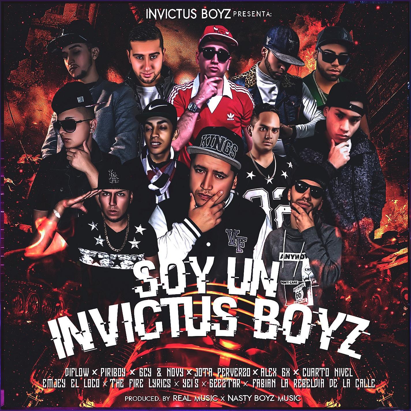 Soy Un InvictusBoyz (feat. Diflow el specialista, Emjey El Loco, Cuarto Nivel, Geeztar, Fabian La Rebeldia De La Calle, El Jota Perverzo, Gcy, Novy, Alex Gx, The Fire Lyrics & Yeis)