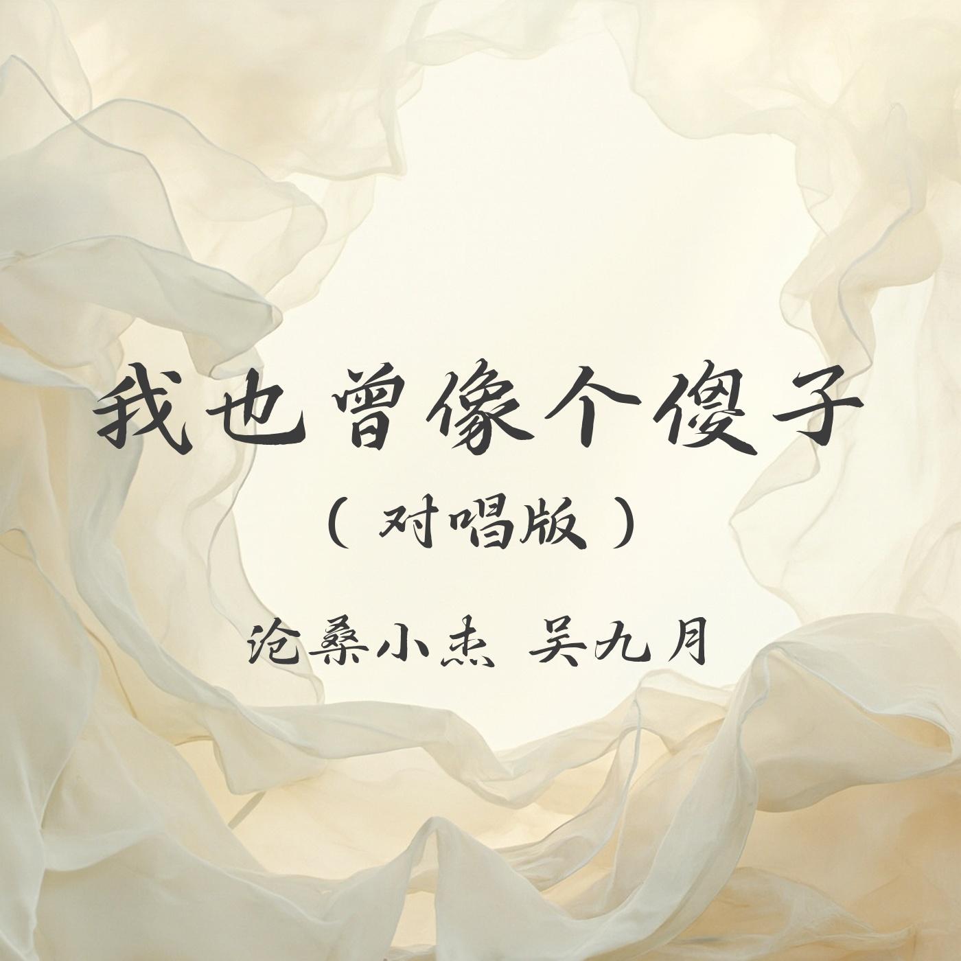 我也曾像个傻子(对唱版) - 沧桑小杰、吴九月封面