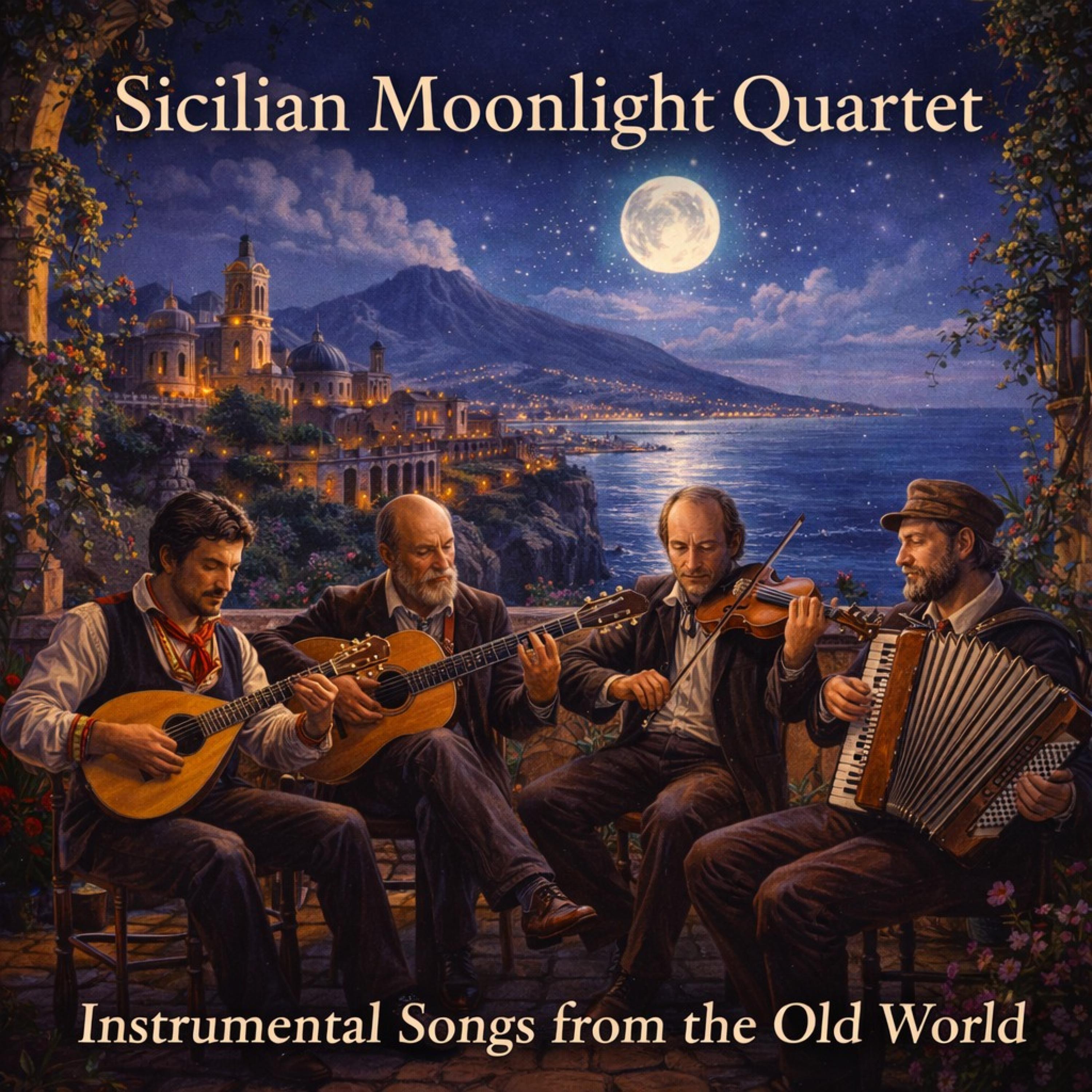 Sicilian Moonlight Quartet: Porto di Sera (Italian Harbor Music, Melancholic Strings)