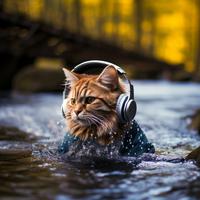 Feline Stream: Cats Harmonious Tune