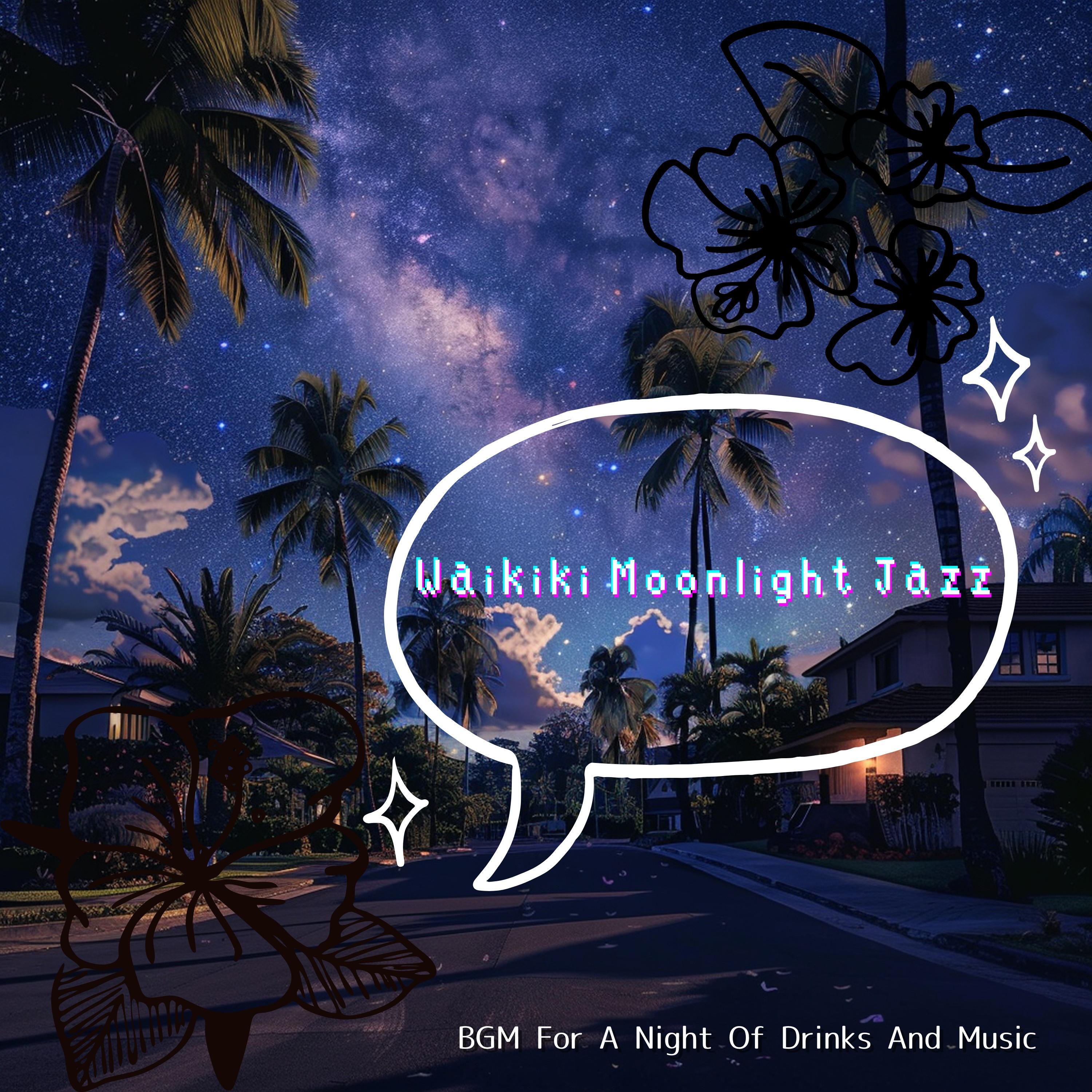 Volcanic Peaks at Night