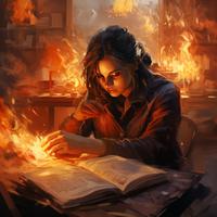 Burning Intellect: Fire Study Rhapsody