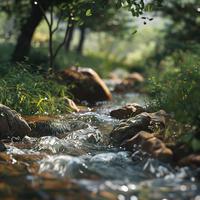 Calm River Music for Study and Focus