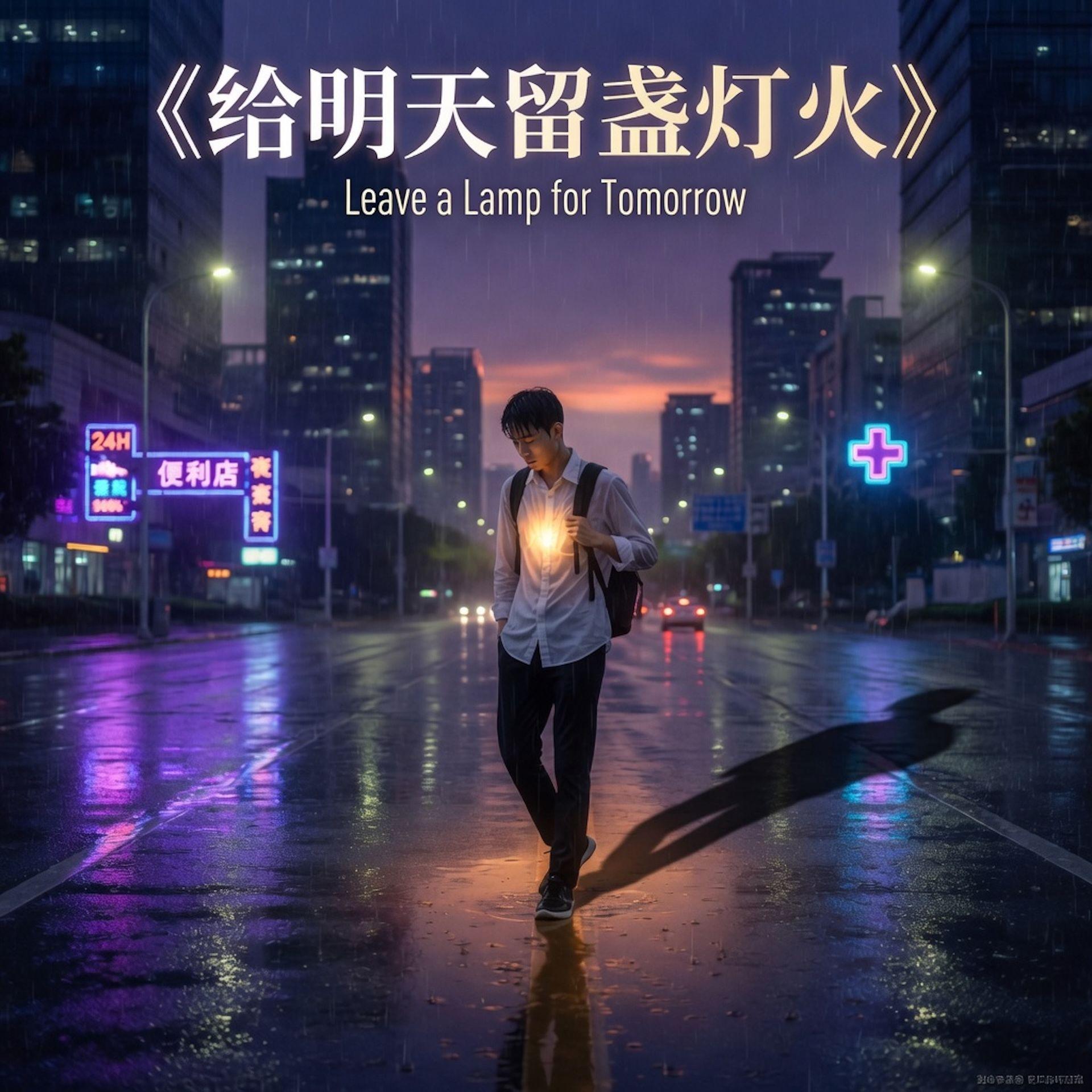 给明天留盏灯火封面
