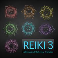 Reiki 3 - Reiki Music with Bell Every 3 Minutes, Therapy Music, Healing Songs