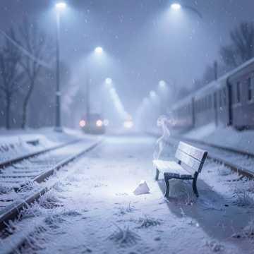 漫天飞雪把我心冷却封面
