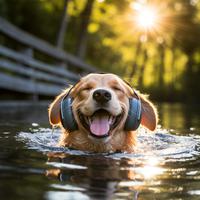 River Playtime: Dogs Joyful Beats