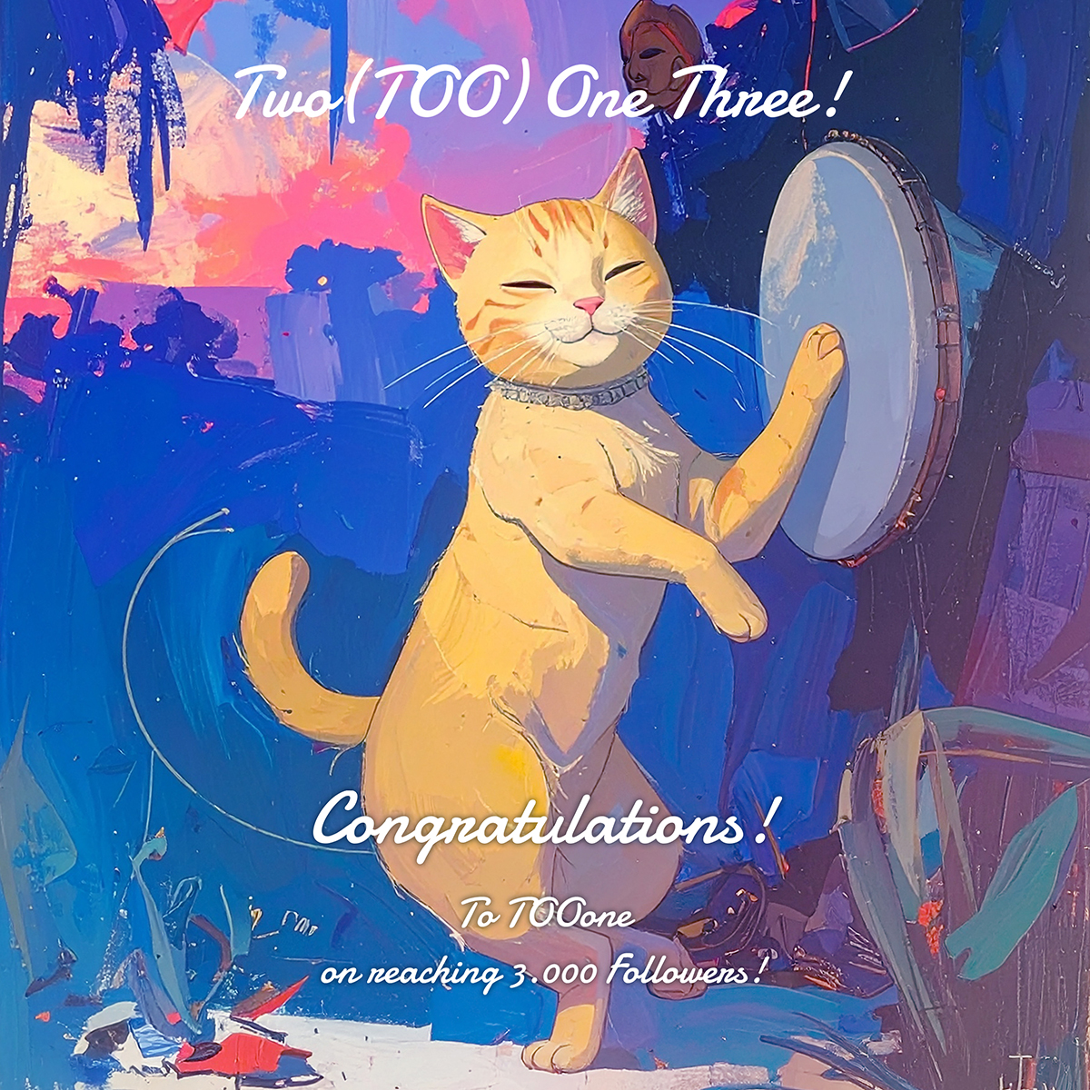 Two(TOO) One Three!  🎉Congrats on 3K followers,TOOone! by FOX UDON