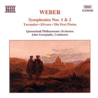 WEBER: Symphonies Nos. 1 and 2 / Turandot Overture / Silvana