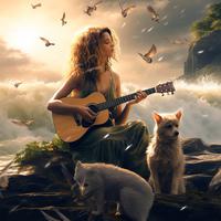 Harmonic Rain Dogs: Musical Canine Serenity