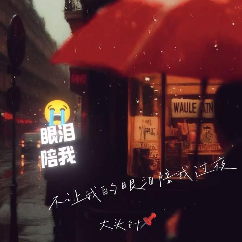 不让我的眼泪陪我过夜 - 大头针封面