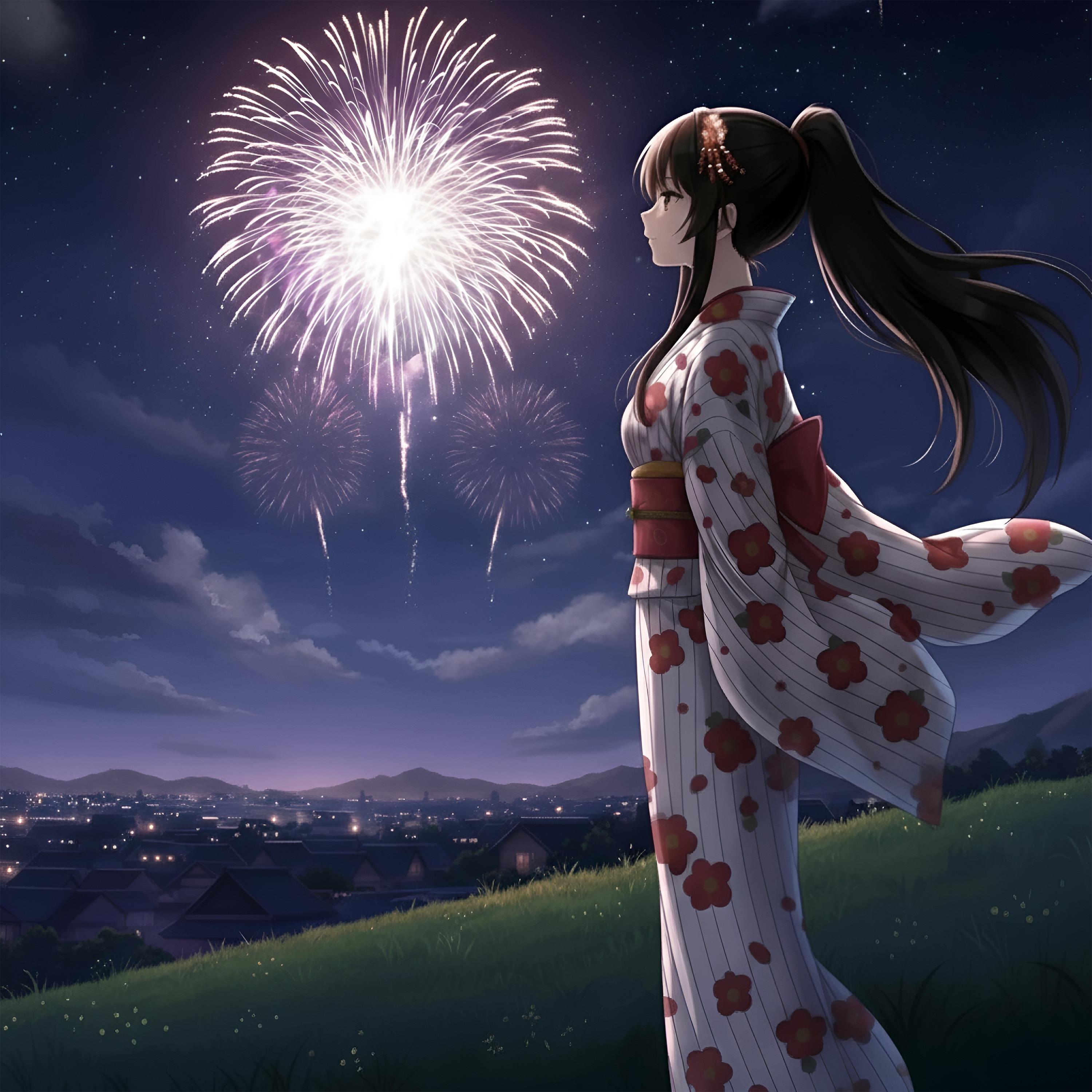 夏の夜に咲く、淡い想い出封面