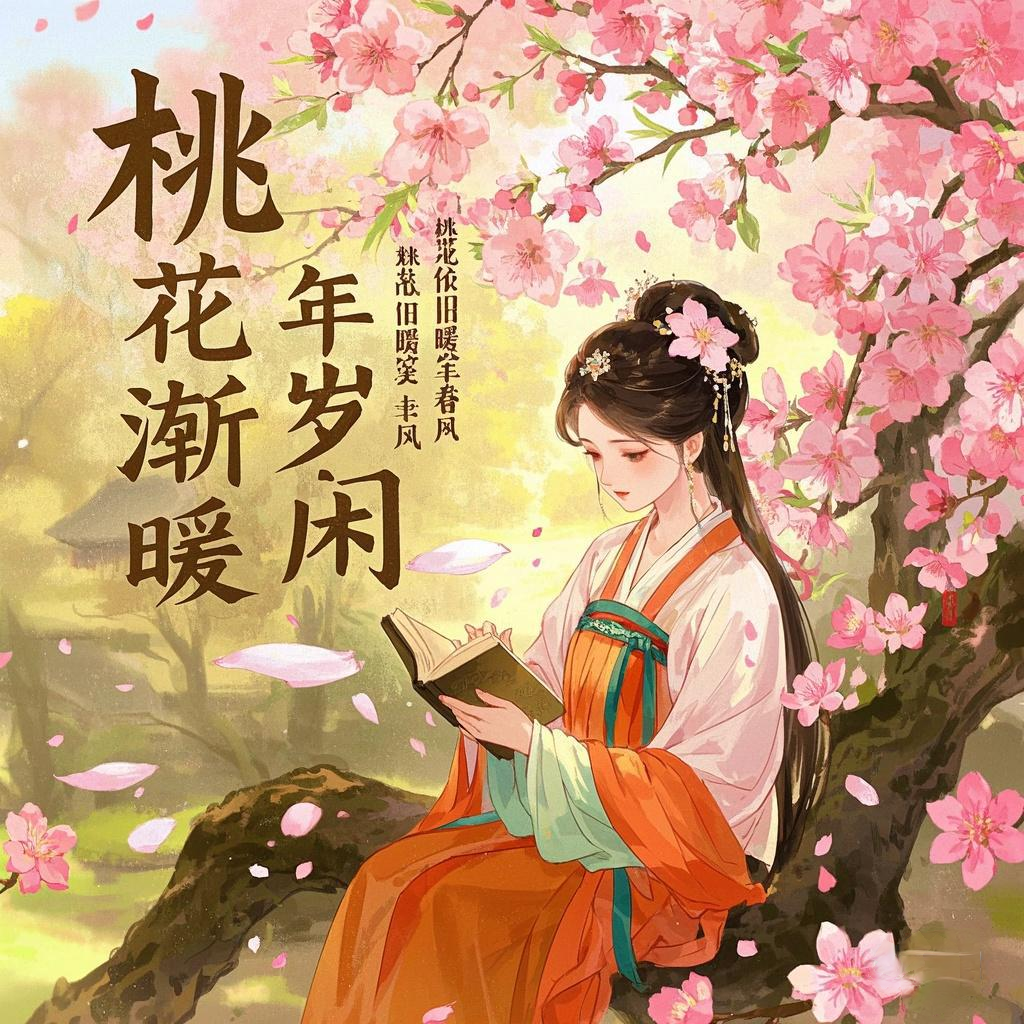 桃花渐暖年岁闲封面