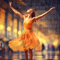 Relaxation Rainfall Harmony: Music in the Rain