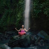 Harmonic Nature Serenade: A Serene Waterfall Meditation Retreat