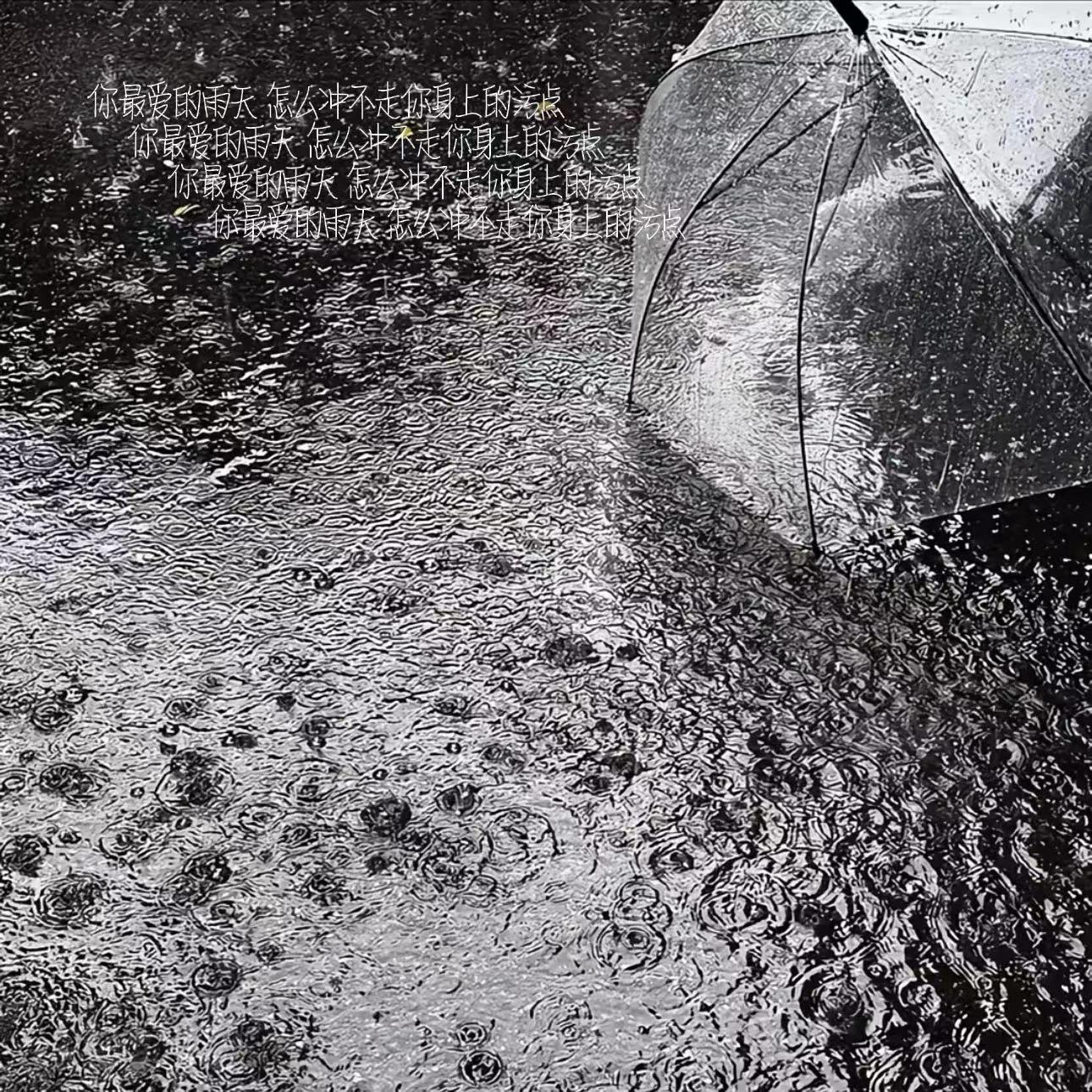 你最爱的雨天 怎么冲不走你身上的污点