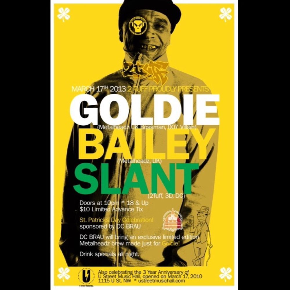 Goldie B2B Bailey U Street Music Hall, Washington D.C. Drum & Bass