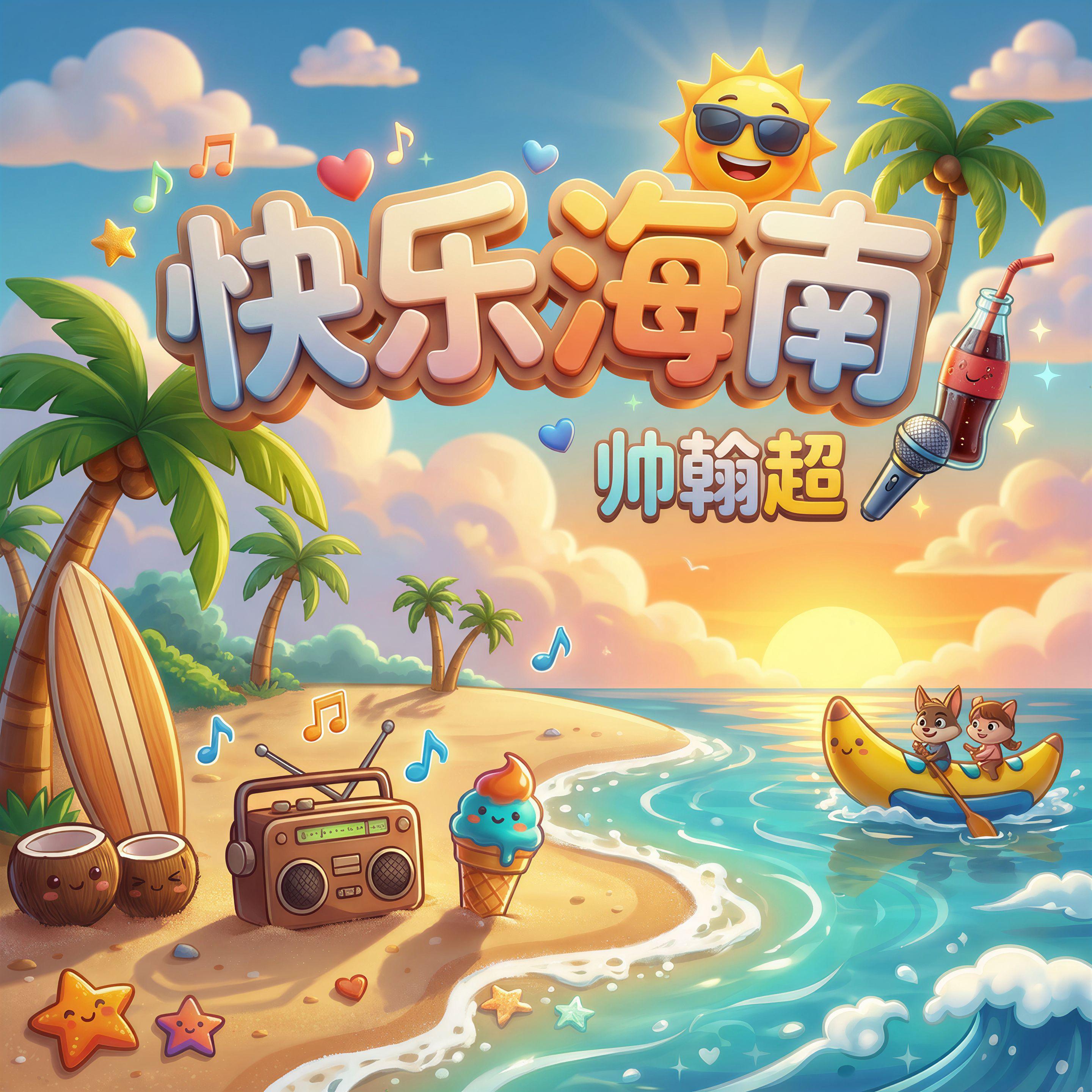 快乐海南 伴奏 - 帅翰超封面