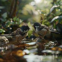 Nature's Lullaby: Binaural Sleep with Creek Birds and Sounds